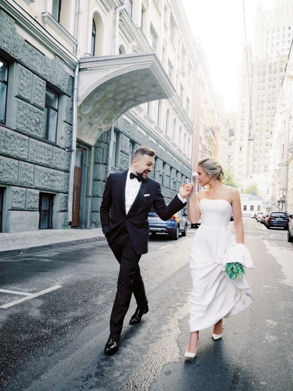 Романтичная московская свадьба