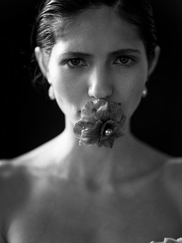 Нежный референс для фотосессии невесты в твоческом