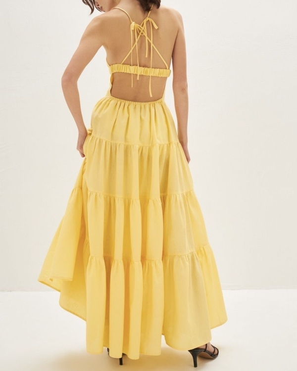 Цветные летние платья для подружек невесты до