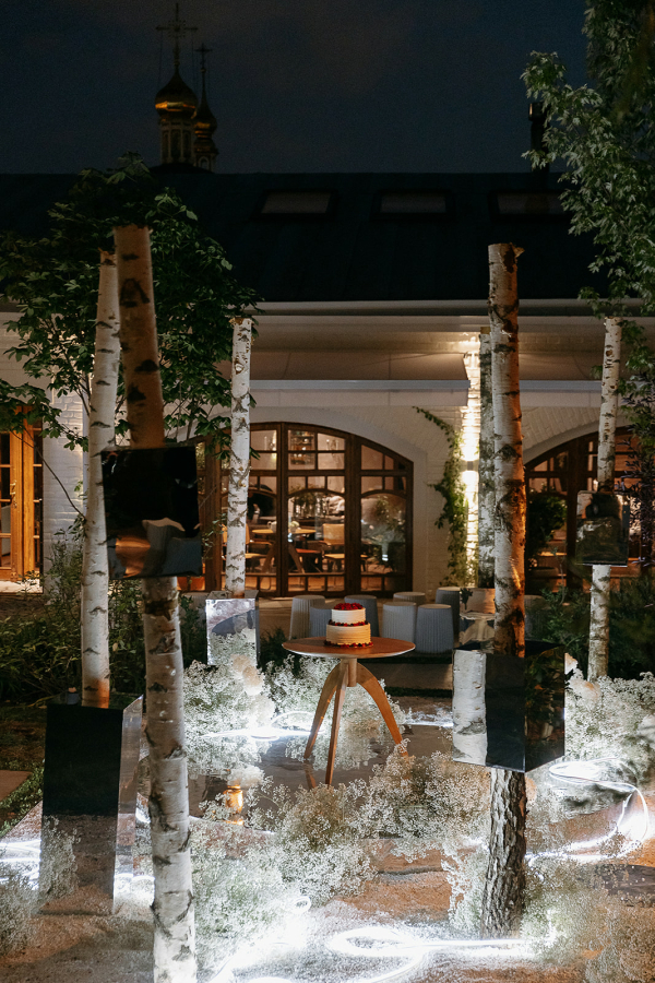 Черно-белая свадьба в модном пространстве Yauza Place