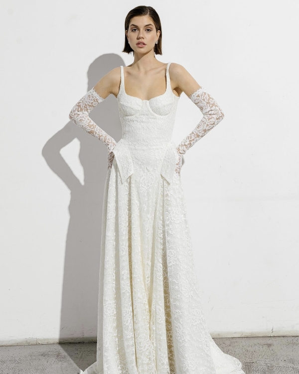 14 кружевных образов невесты для летней свадьбы