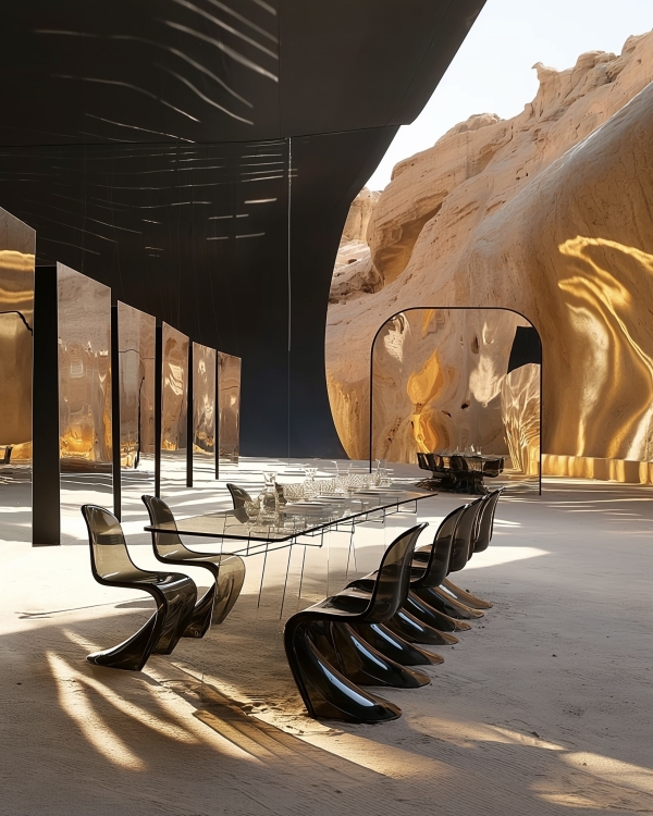 Инопланетный свадебный декор в духе «Дюны», созданный