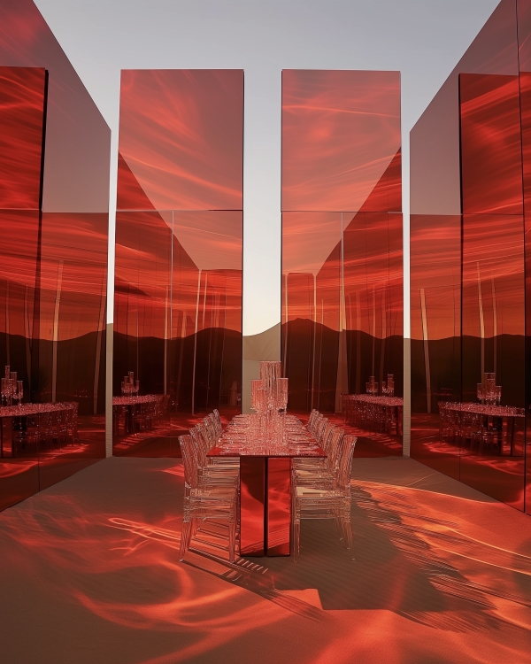 Инопланетный свадебный декор в духе «Дюны», созданный