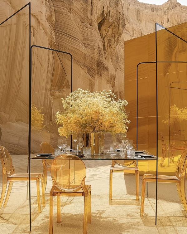 Инопланетный свадебный декор в духе «Дюны», созданный