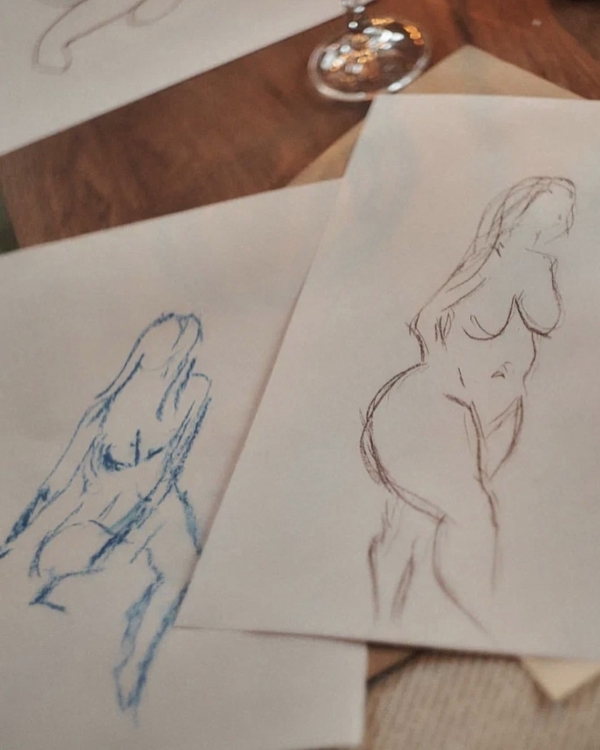 Открытие МАММ, зарисовки с натуры с Your