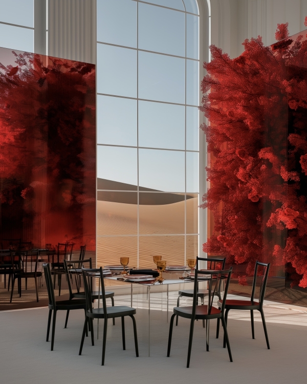 Инопланетный свадебный декор в духе «Дюны», созданный