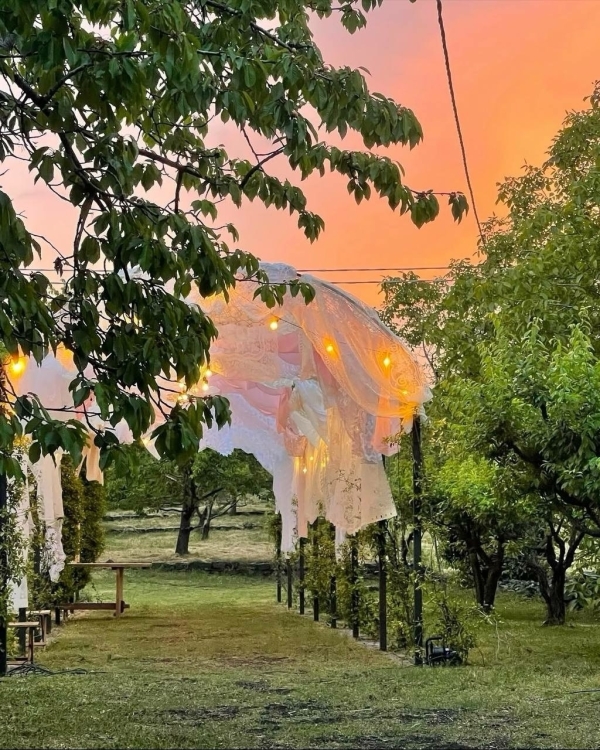 Пэчворк-арка из винтажного кружева — идея декора