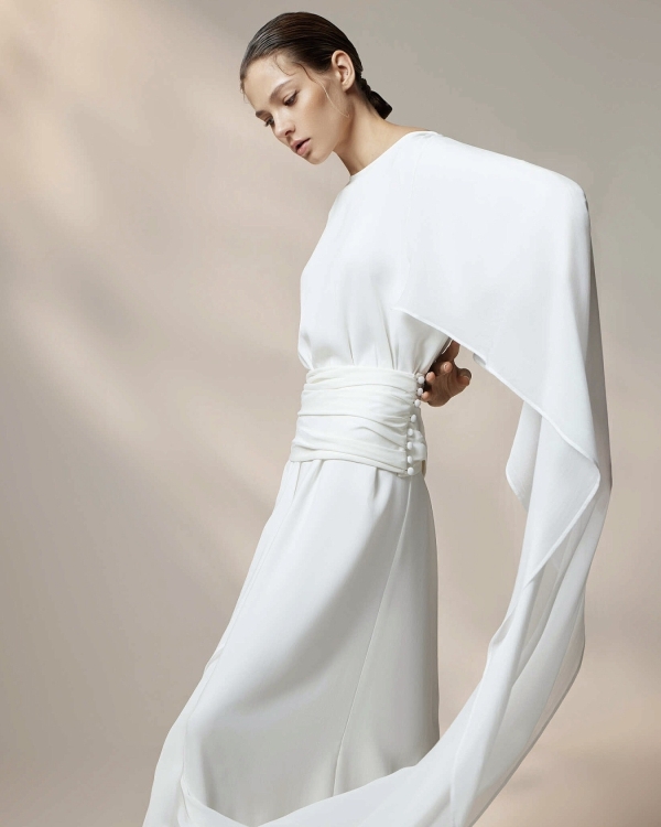 Унесенные ветром: показываем свадебные платья со шлейфом