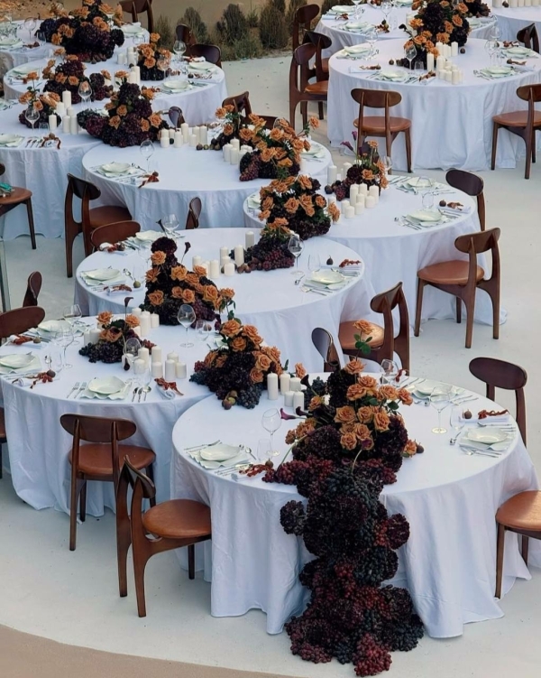 Коричневый — главный свадебный цвет по версии