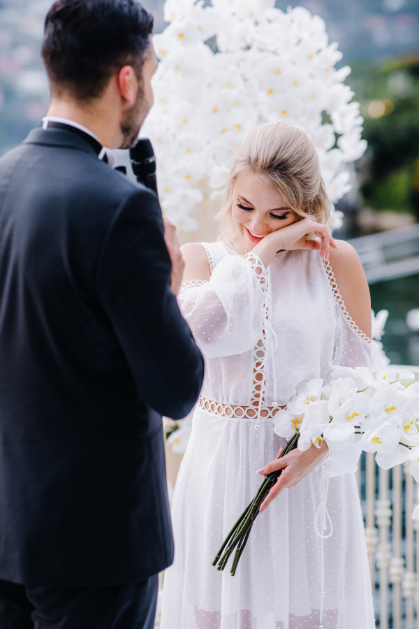 Свадебная вечеринка на озере Комо