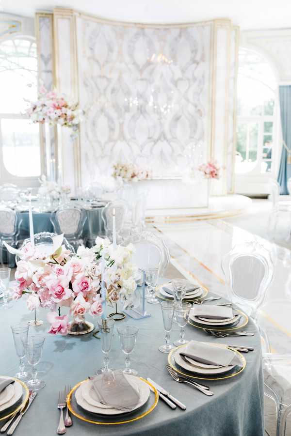 Свадьба в нежно-голубых оттенках