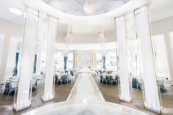 Свадьба в нежно-голубых оттенках