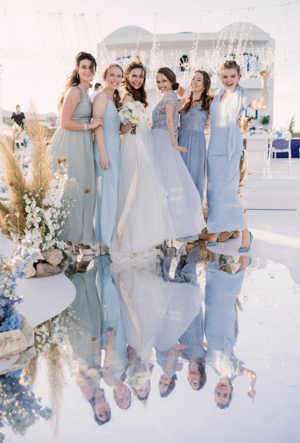 Свадьба на белоснежной вилле в Греции