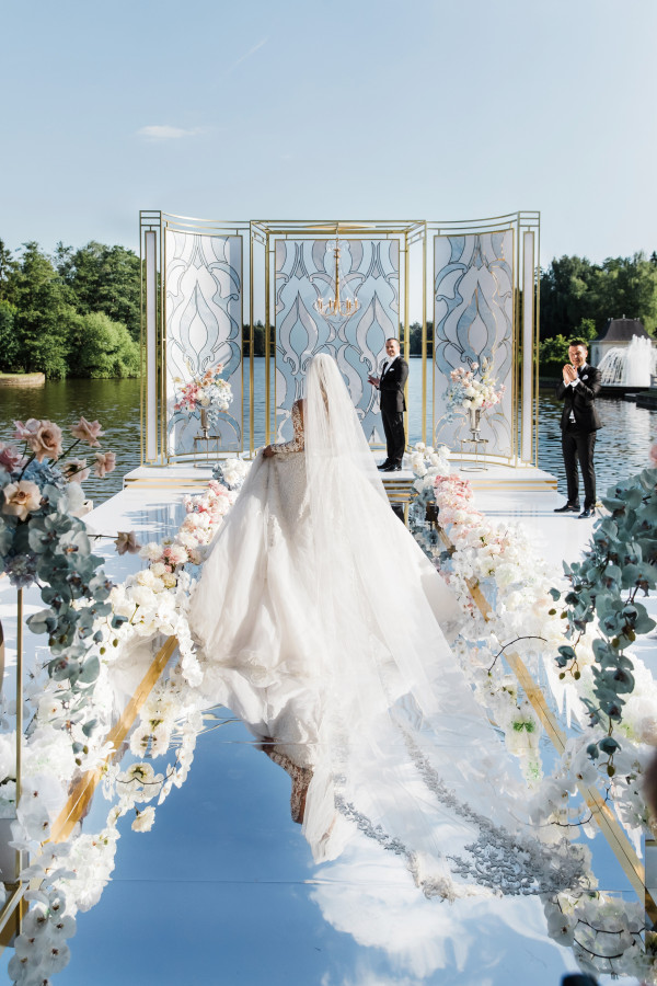 Свадьба в нежно-голубых оттенках