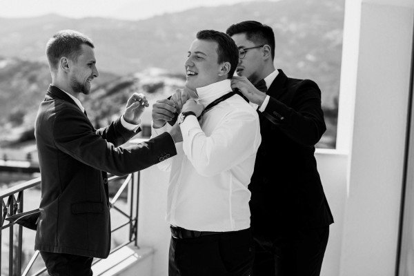 Свадьба на белоснежной вилле в Греции