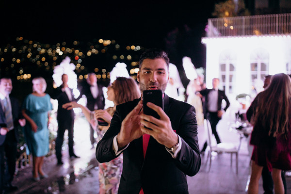 Свадебная вечеринка на озере Комо