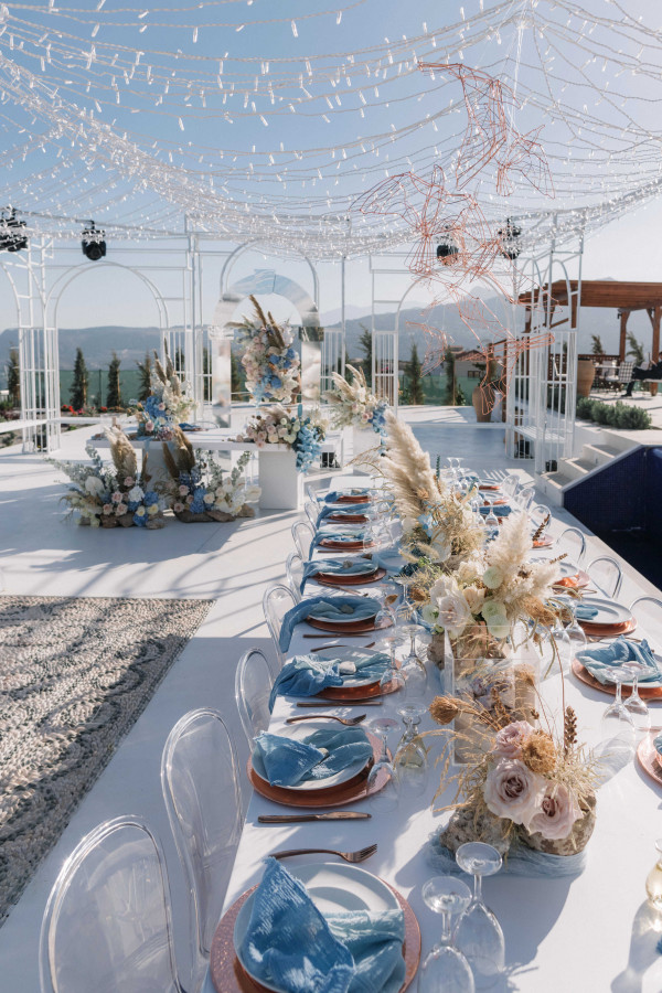 Свадьба на белоснежной вилле в Греции