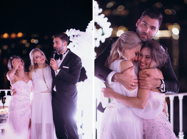 Свадебная вечеринка на озере Комо