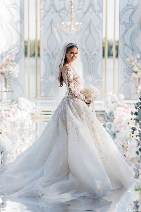 Свадьба в нежно-голубых оттенках