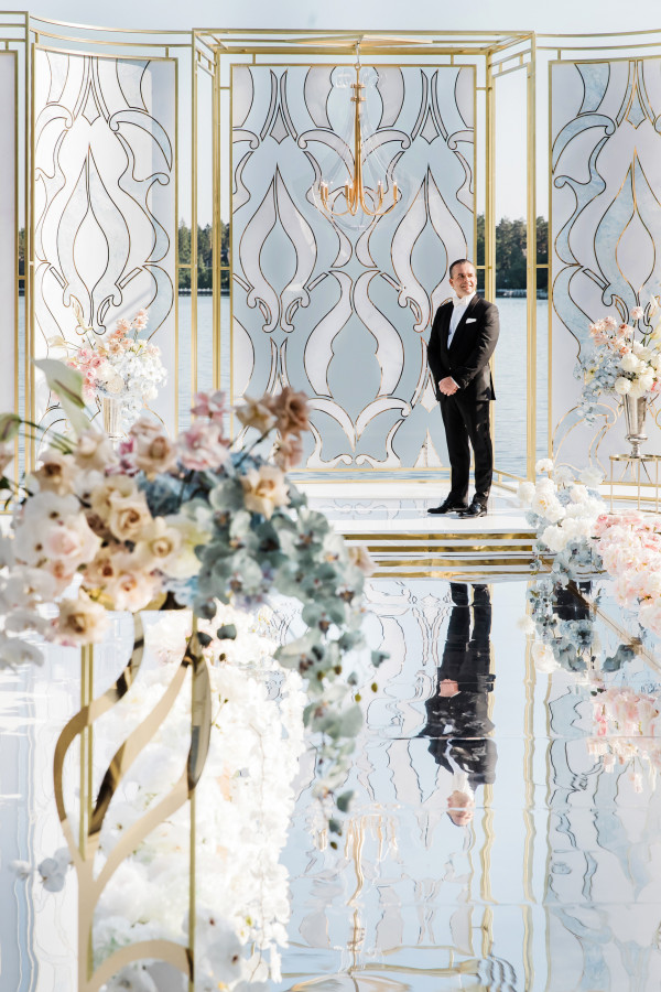 Свадьба в нежно-голубых оттенках