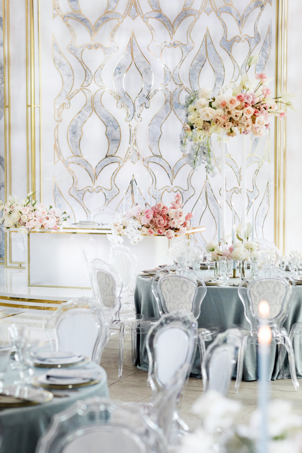 Свадьба в нежно-голубых оттенках