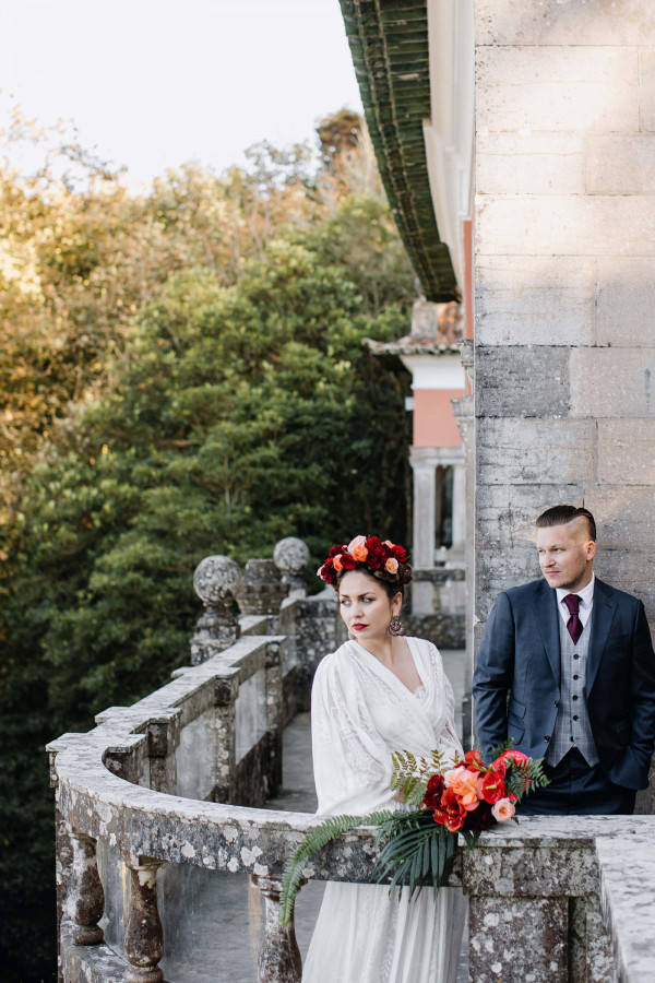 Свадьба в стиле Дня мертвых