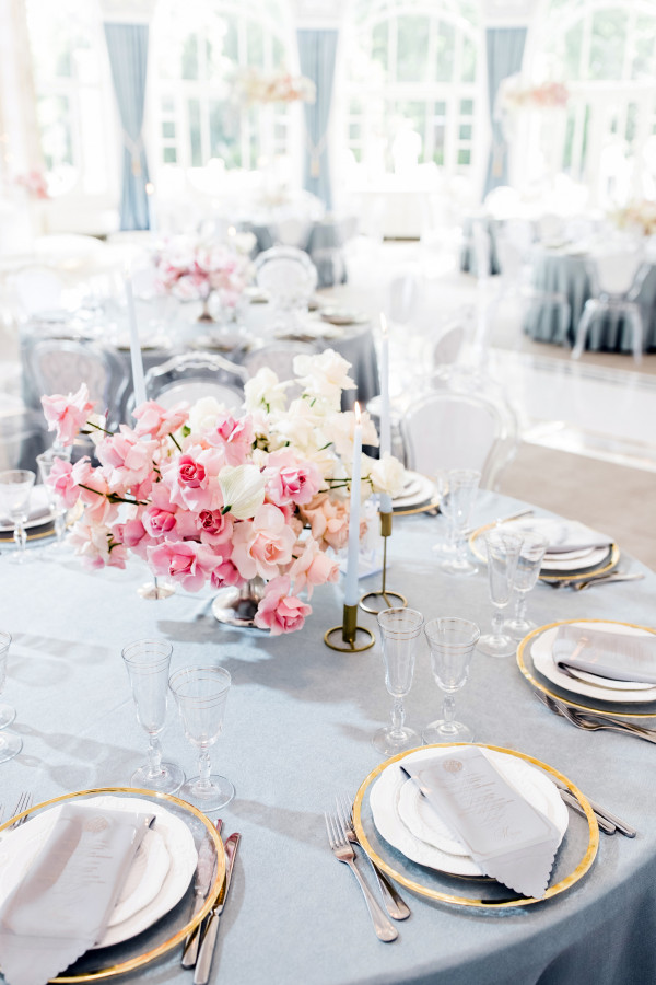 Свадьба в нежно-голубых оттенках