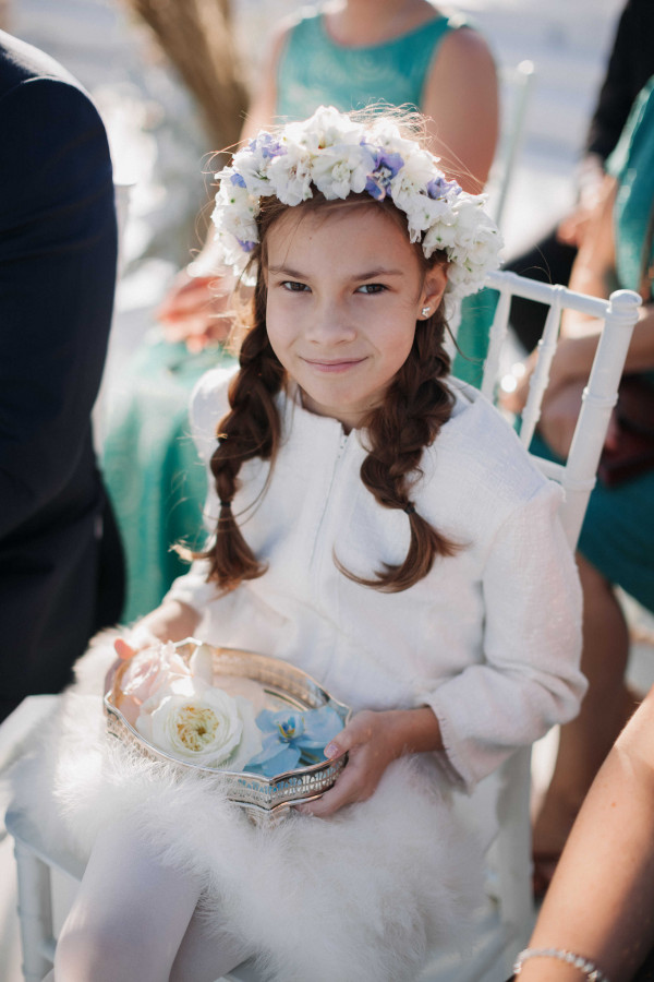 Свадьба на белоснежной вилле в Греции