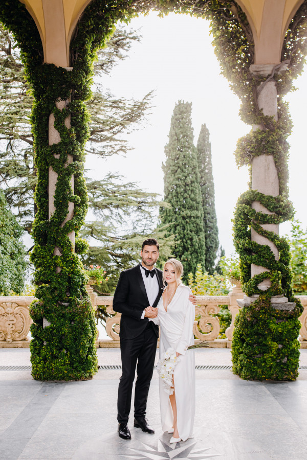 Свадебная вечеринка на озере Комо