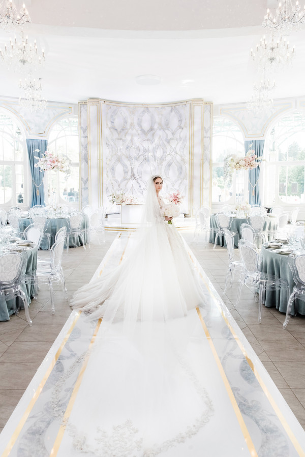 Свадьба в нежно-голубых оттенках