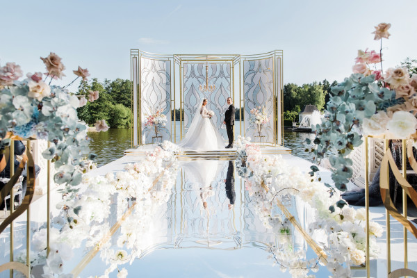 Свадьба в нежно-голубых оттенках