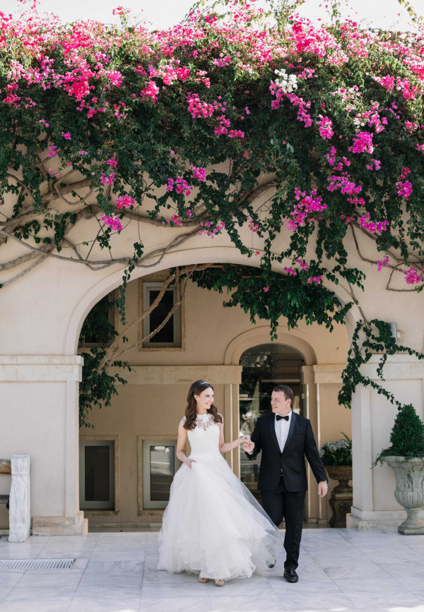 Свадьба на белоснежной вилле в Греции