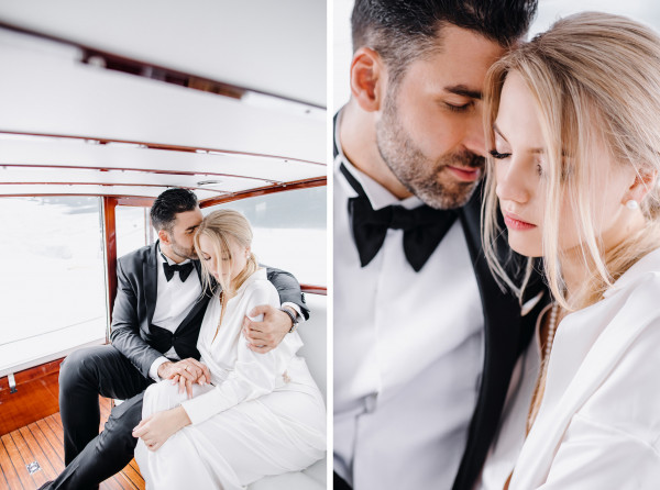 Свадебная вечеринка на озере Комо