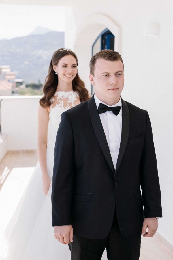 Свадьба на белоснежной вилле в Греции