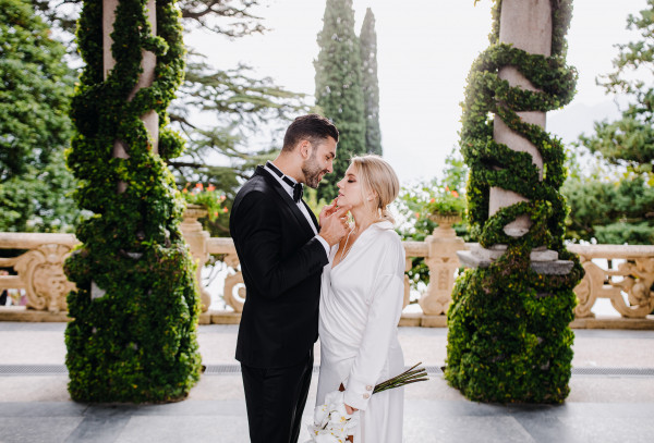 Свадебная вечеринка на озере Комо