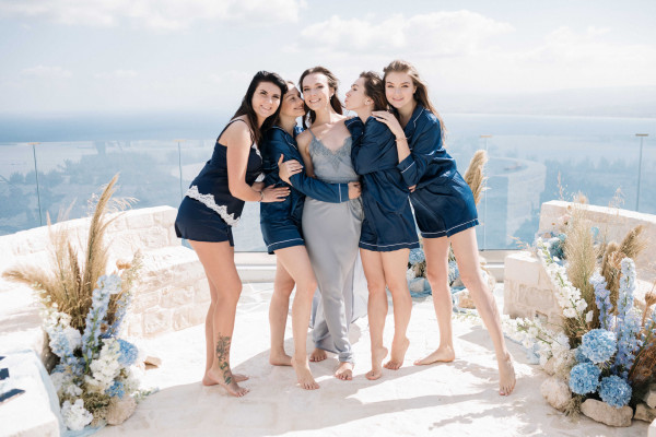 Свадьба на белоснежной вилле в Греции