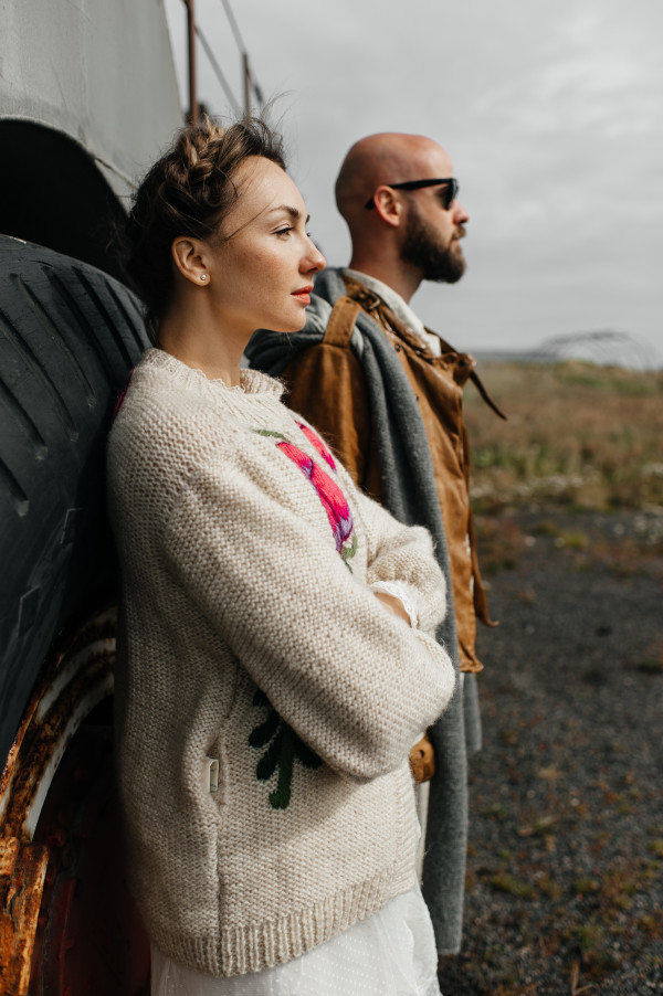 Свадьба на черном пляже в Исландии