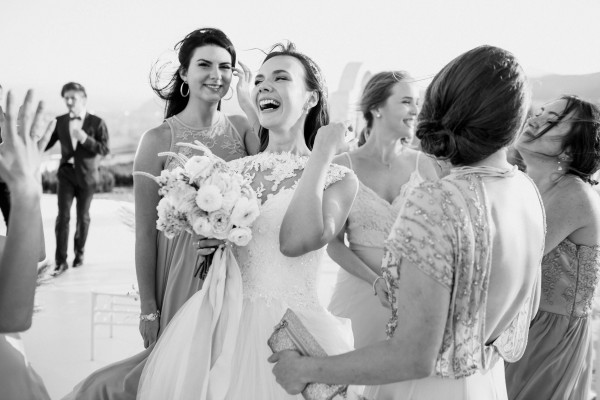 Свадьба на белоснежной вилле в Греции