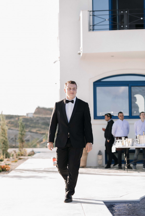 Свадьба на белоснежной вилле в Греции