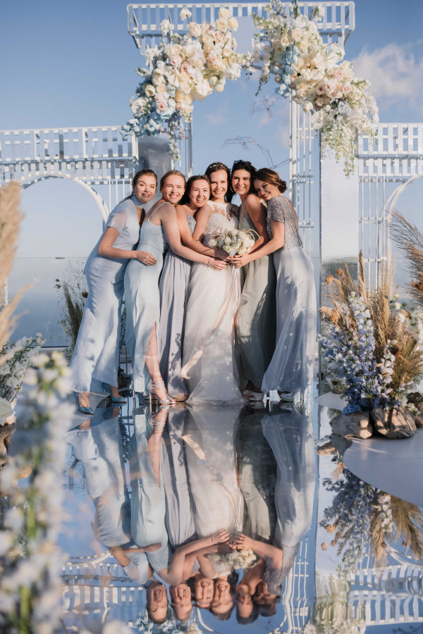 Свадьба на белоснежной вилле в Греции