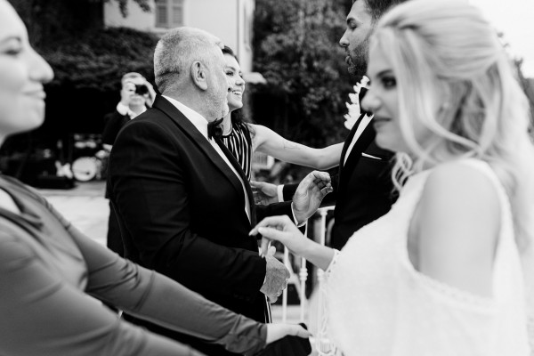 Свадебная вечеринка на озере Комо