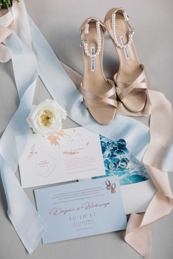 Свадьба на белоснежной вилле в Греции