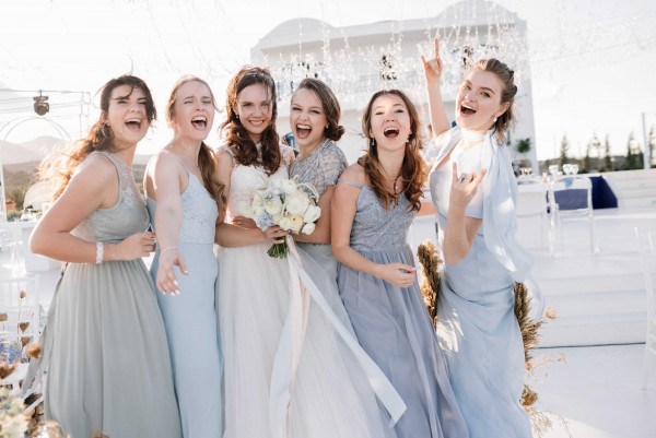 Свадьба на белоснежной вилле в Греции