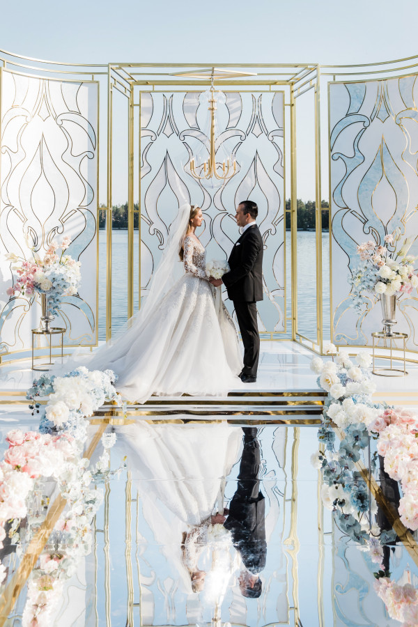 Свадьба в нежно-голубых оттенках