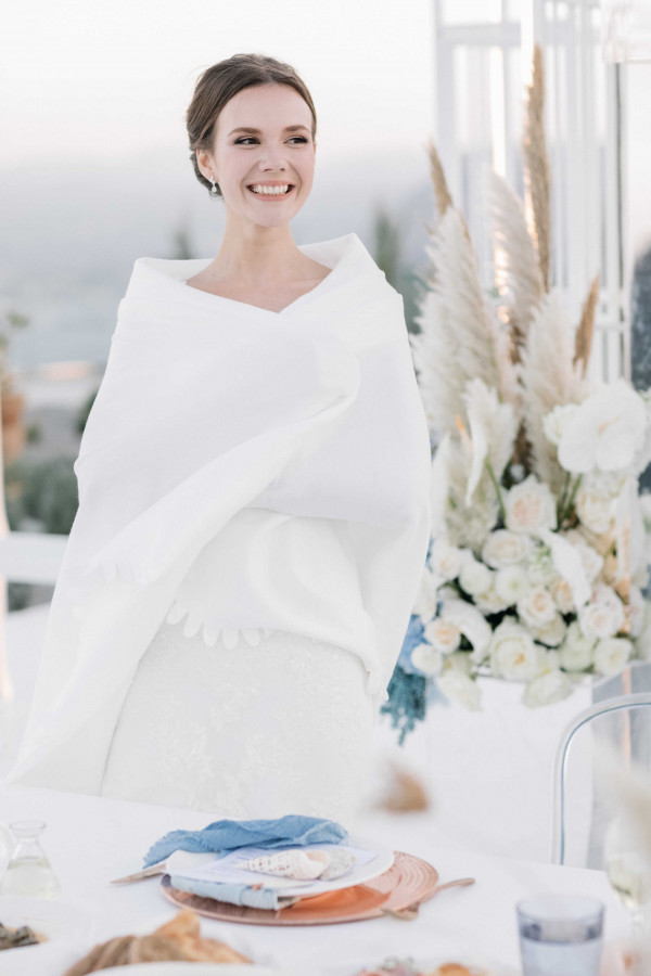 Свадьба на белоснежной вилле в Греции