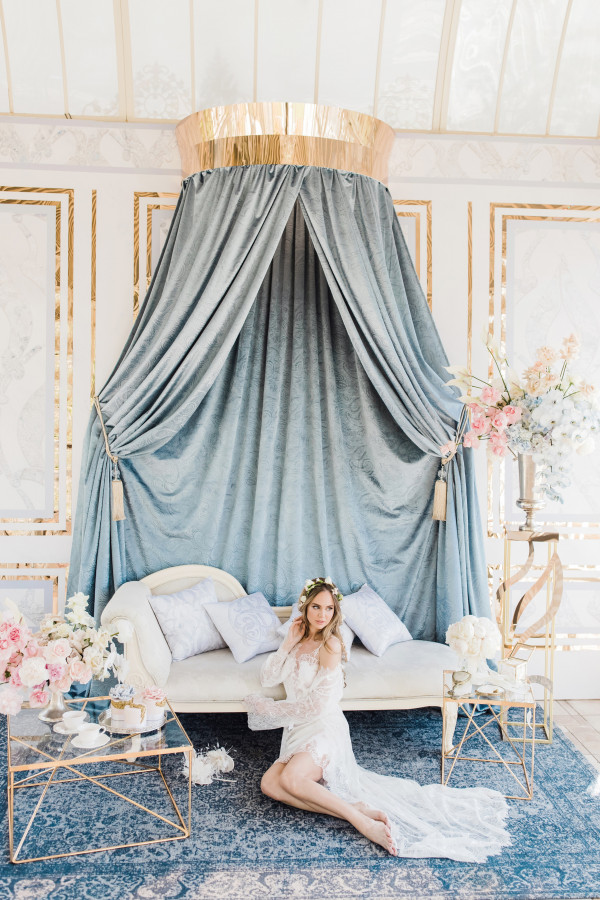 Свадьба в нежно-голубых оттенках