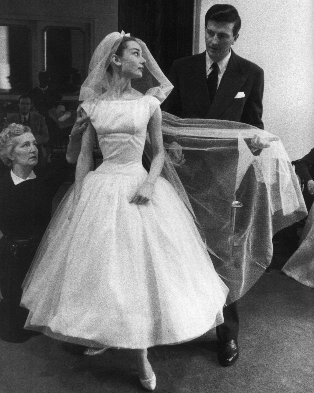 Платье Одри Хепберн свадебное платье
