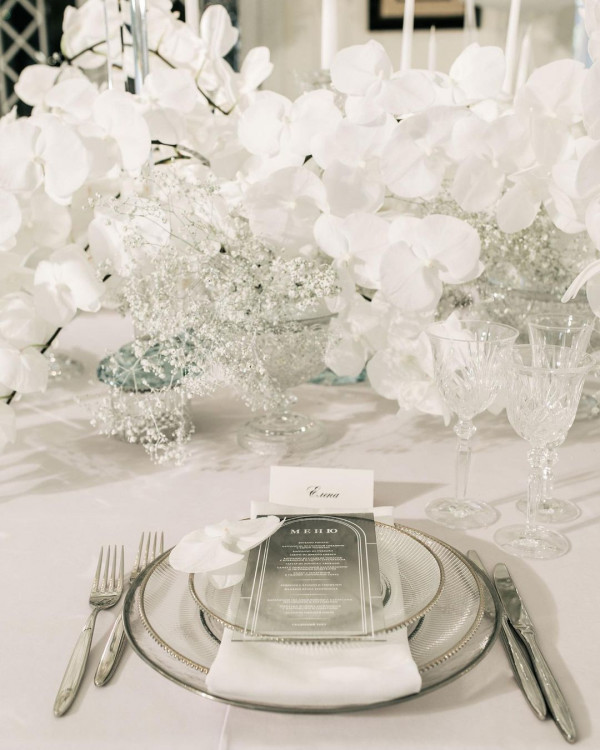 Свадьба в одном цвете — новый тренд.