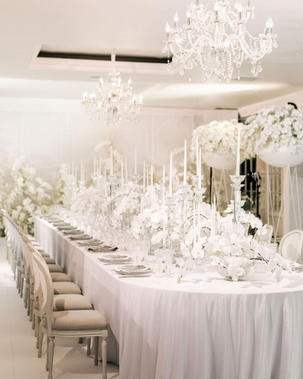 Свадьба в одном цвете — новый тренд.