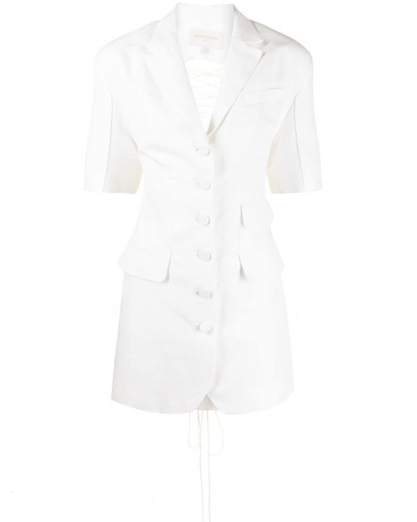 Белые платья-пиджаки для регистрации